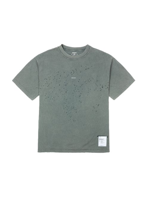 T-shirt MothTech con effetto vissuto SATISFY | 11006-01A01FADED BLACK SA